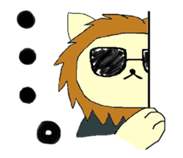 LION of sunglasses  and MOUSE sticker #1845315