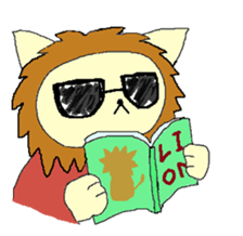 LION of sunglasses  and MOUSE sticker #1845322