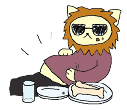 LION of sunglasses  and MOUSE sticker #1845332