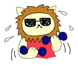 LION of sunglasses  and MOUSE sticker #1845337