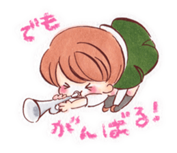 Brass Band Club -for swing girls- sticker #1845350