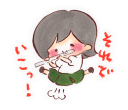 Brass Band Club -for swing girls- sticker #1845356