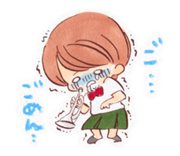 Brass Band Club -for swing girls- sticker #1845366