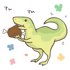 Dinosaurs of loose character sticker #1845569