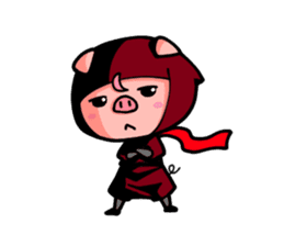 yai&boo ninja sticker #1846702