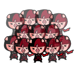 yai&boo ninja sticker #1846707