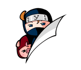 yai&boo ninja sticker #1846714