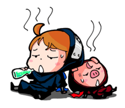 yai&boo ninja sticker #1846722