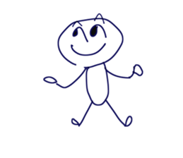 Cute and Simple Henoheno sticker #1846744