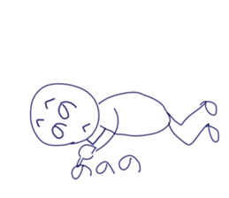 Cute and Simple Henoheno sticker #1846754