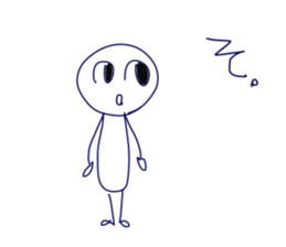 Cute and Simple Henoheno sticker #1846758