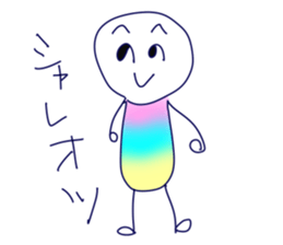 Cute and Simple Henoheno sticker #1846759