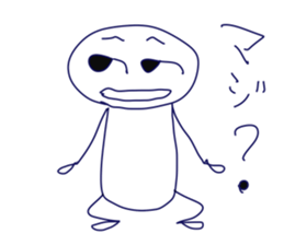 Cute and Simple Henoheno sticker #1846765