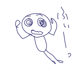 Cute and Simple Henoheno sticker #1846774