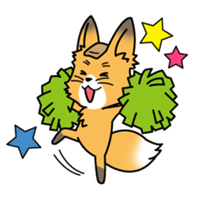 Fox & Raccoon dog! sticker #1847234