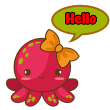 Ori, the cute sea octopus sticker #1847261