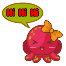 Ori, the cute sea octopus sticker #1847262