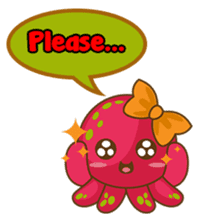 Ori, the cute sea octopus sticker #1847266