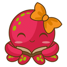 Ori, the cute sea octopus sticker #1847278