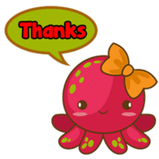 Ori, the cute sea octopus sticker #1847286