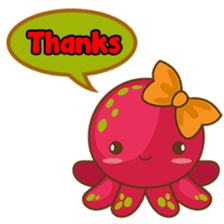 Ori, the cute sea octopus sticker #1847286