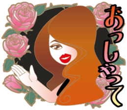 Sticker of the lady sticker #1847463