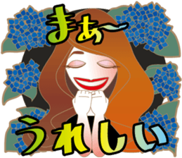 Sticker of the lady sticker #1847472