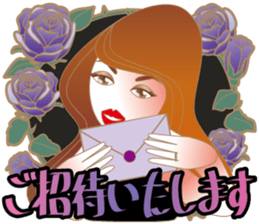 Sticker of the lady sticker #1847486