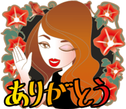 Sticker of the lady sticker #1847488