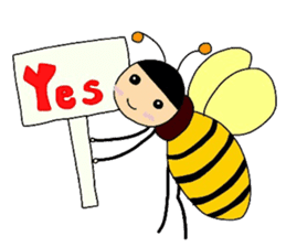 many insects words sticker #1847607