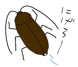 many insects words sticker #1847609