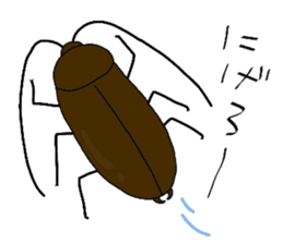many insects words sticker #1847609