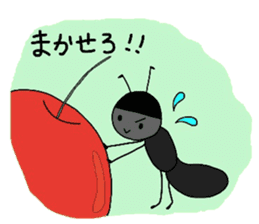 many insects words sticker #1847613