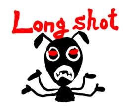 Cute ant boy. sticker #1847839