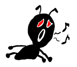 Cute ant boy. sticker #1847849