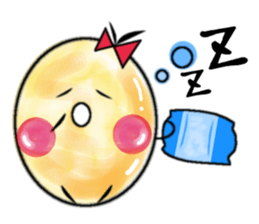 Round egg sticker #1847864