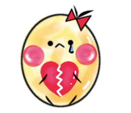 Round egg sticker #1847865