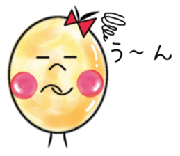 Round egg sticker #1847871