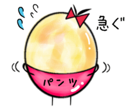 Round egg sticker #1847875