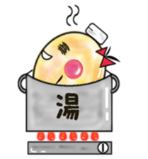 Round egg sticker #1847884