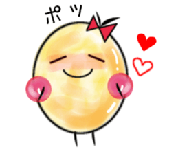 Round egg sticker #1847885