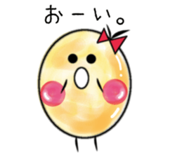 Round egg sticker #1847888