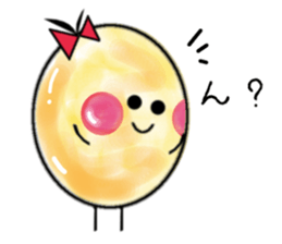 Round egg sticker #1847889