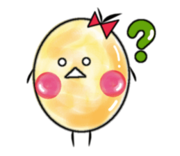 Round egg sticker #1847891