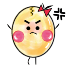 Round egg sticker #1847899