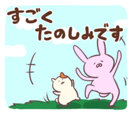 Polite life in the forest sticker #1848129