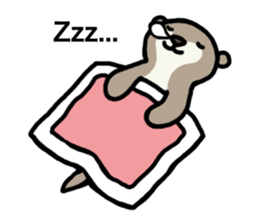 Loose otter and friends of the water sticker #1848782