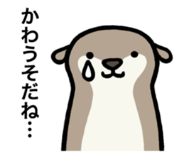 Loose otter and friends of the water sticker #1848790