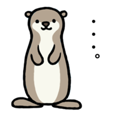 Loose otter and friends of the water sticker #1848795