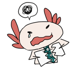 axolotl-Work section- sticker #1848987